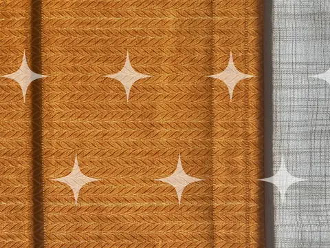 Ochre Woven Throw