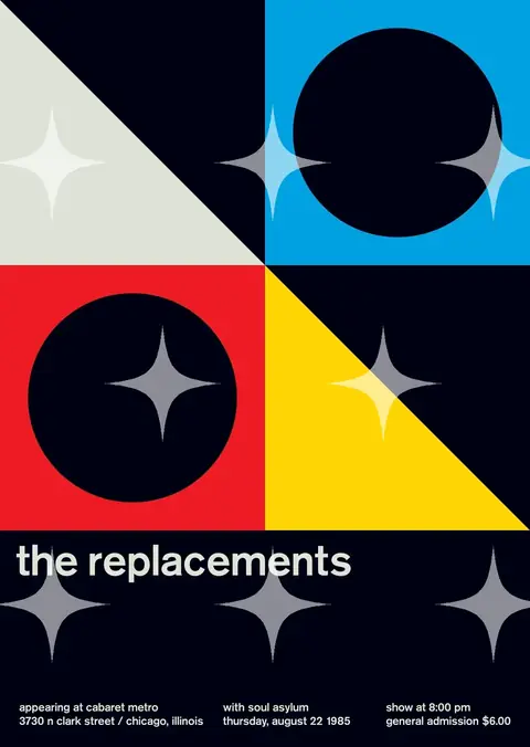 'The Replacements' Concert Poster