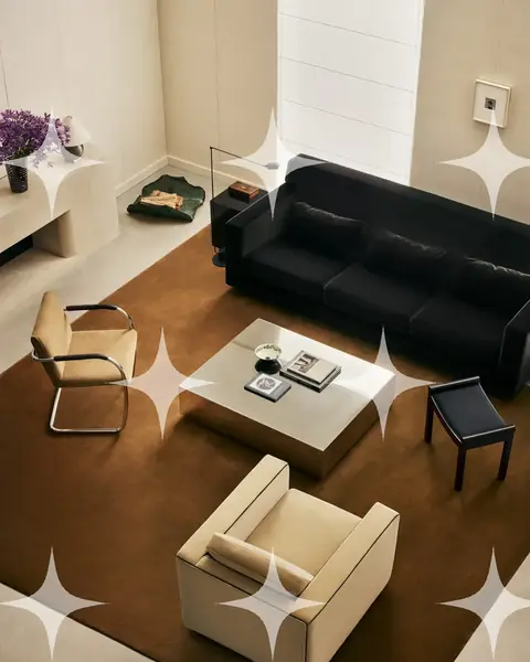 Living Room from Above