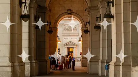 Vaulted Hall to a Museum Entrance