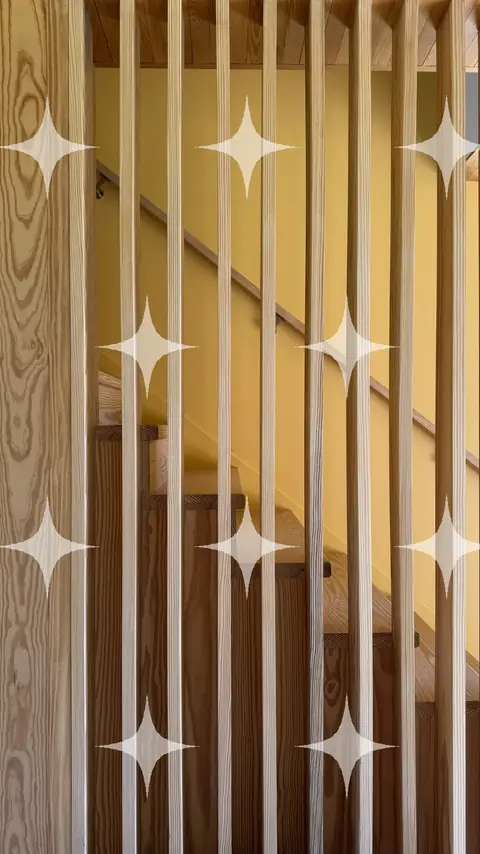 Timber Balustrade on a Stair