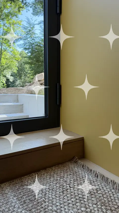 Window Reveal Onto a Terrace