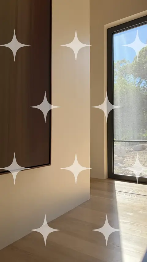 Empty Room with Corner Glazing