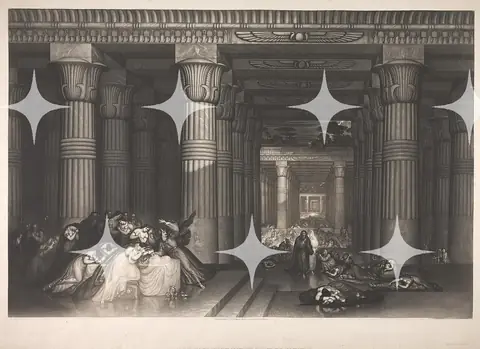 Egyptian Hall, Aquatint
