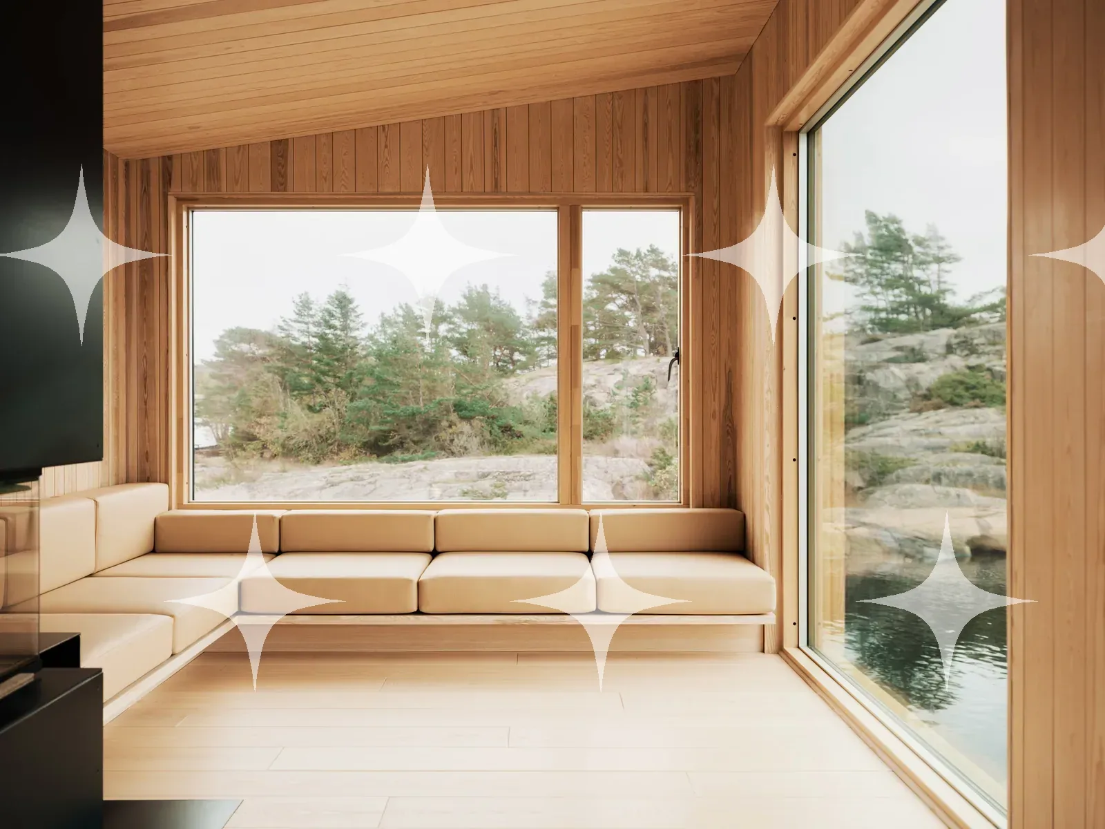 Built-In Bench Facing the Sea — photo 1