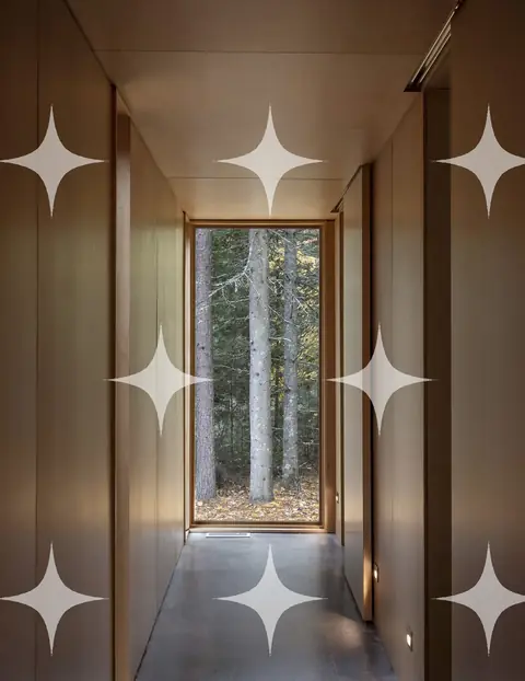 Corridor to a Forest Window