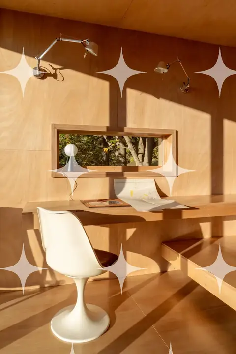 Plywood Study Nook