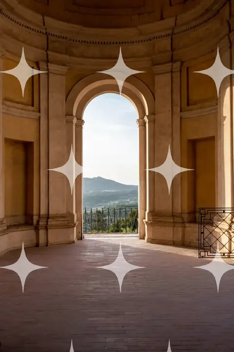 Rotunda Opening to a Valley