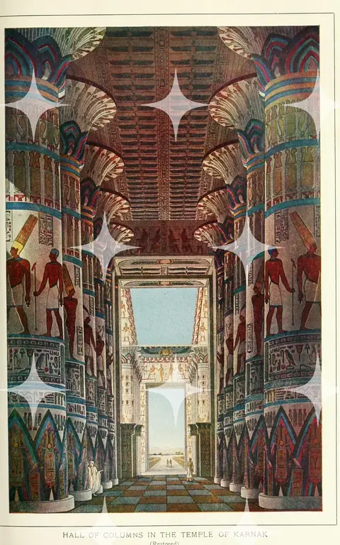Hall of Columns, Coloured Plate
