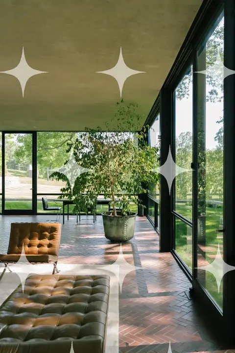 Glass House Interior