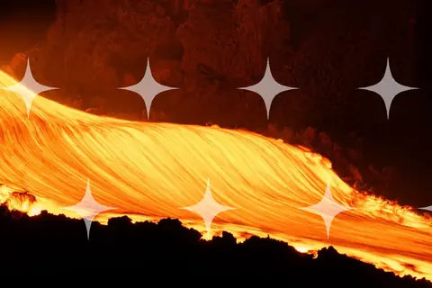 Lava Flow at Close Range