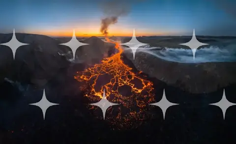 Lava Flow from the Air