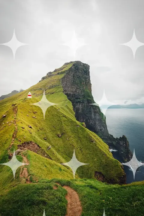 Faroe Islands Cliff Path