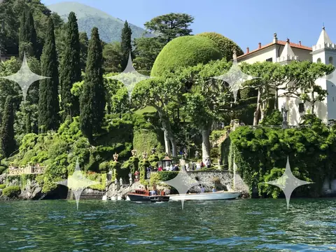Lake Como Villa Balbianello View From Boat