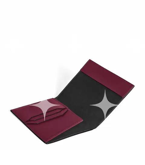 Montblanc Burgundy Leather Passport Holder