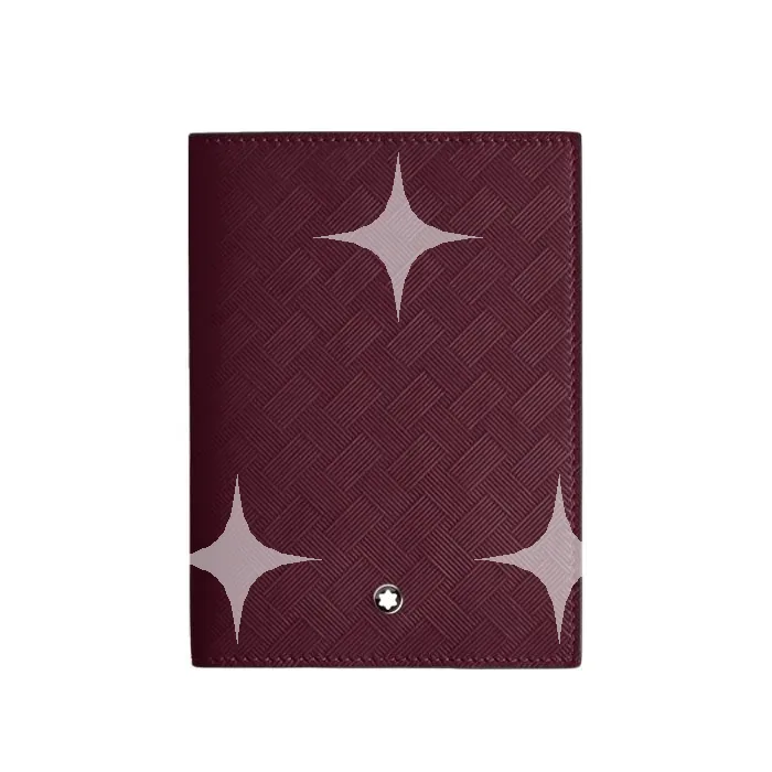 Montblanc Burgundy Leather Passport Holder — photo 2