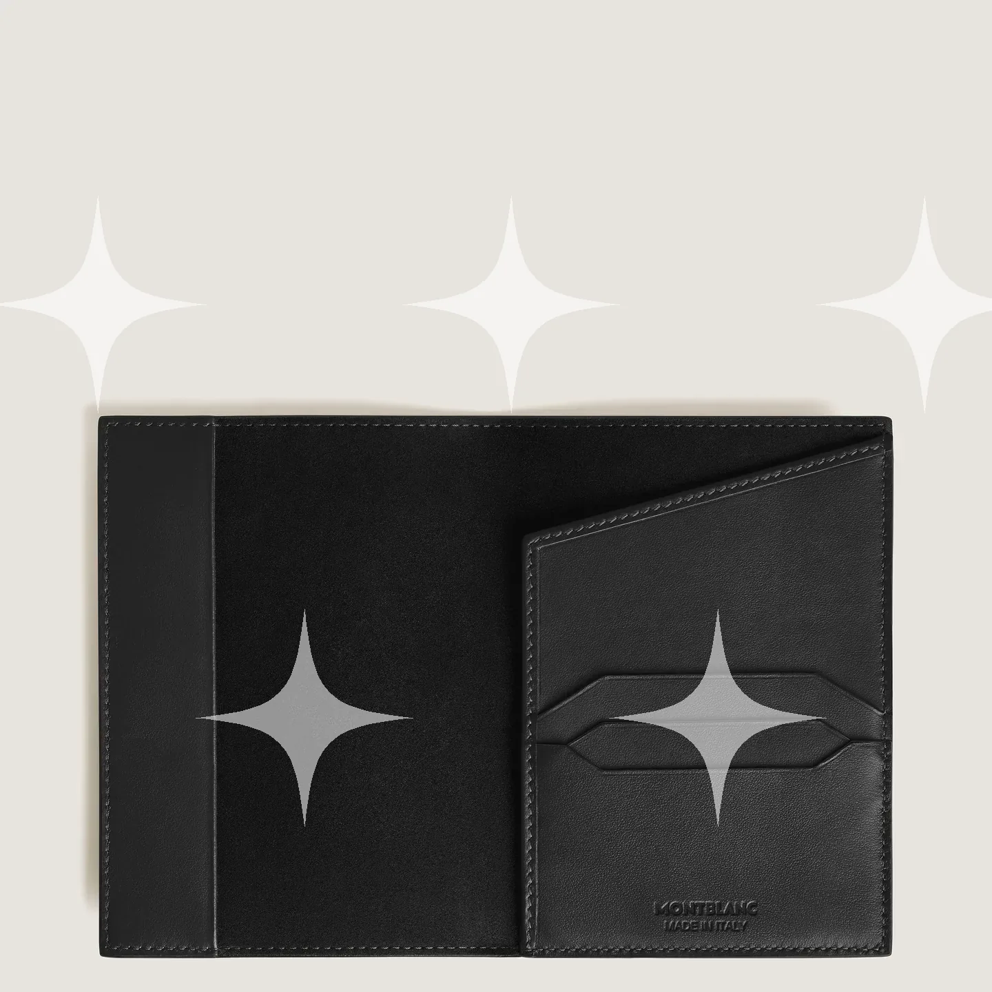 Montblanc Black Leather Passport Holder — photo 2