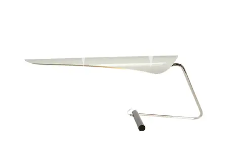 David Weeks Studio Wing-Shade Swing-Arm Wall Sconce