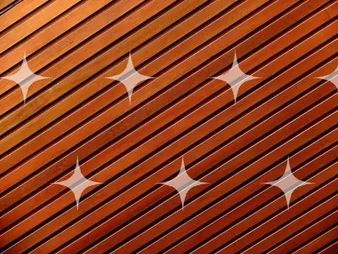 Slatted Timber Screen