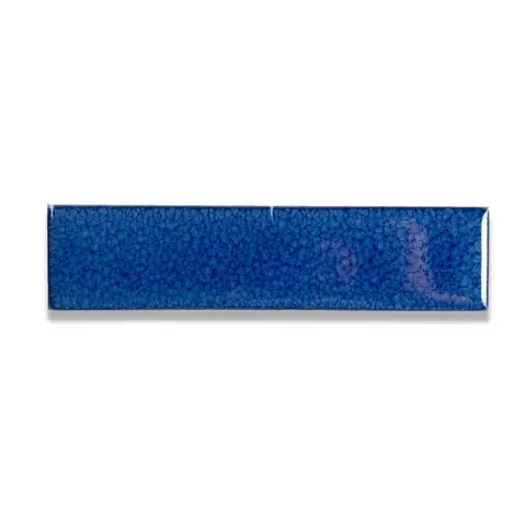 Cobalt Crackle-Glaze Tile