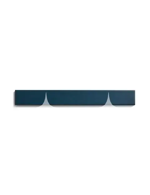 Deep Teal Glazed Tile Strip