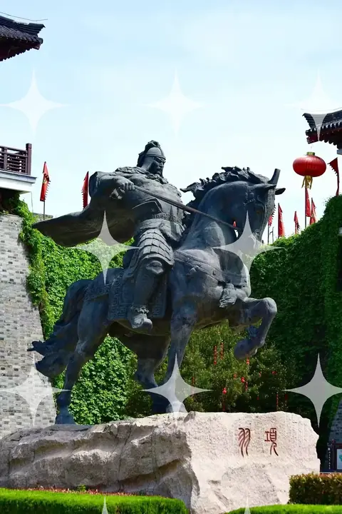 Bronze Equestrian Warrior Statue