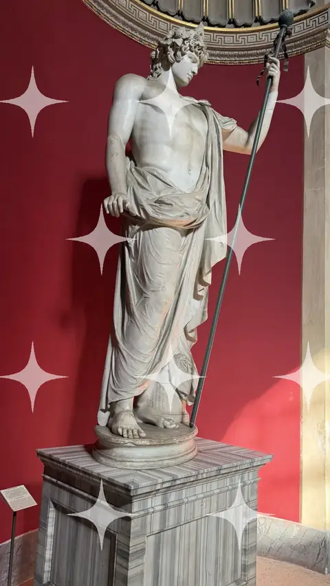 Draped Marble Figure