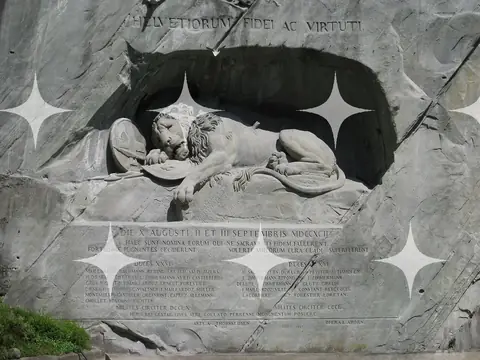 Lion Monument Relief