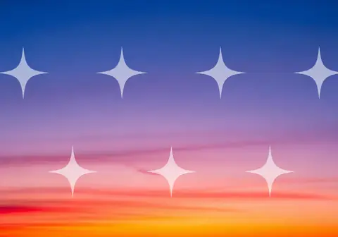 Banded Sunset Sky