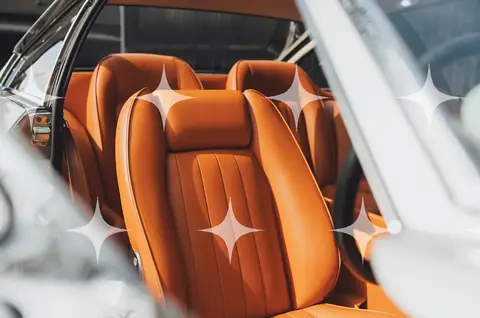 Tan Leather Car Interior