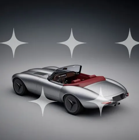 Silver Speedster Concept, Rear Three-Quarter