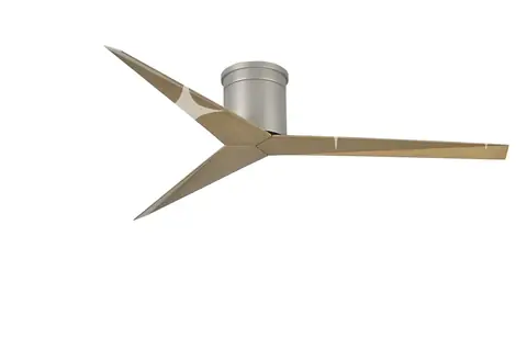 Modern Fan Company-Style Flush-Mount Ceiling Fan